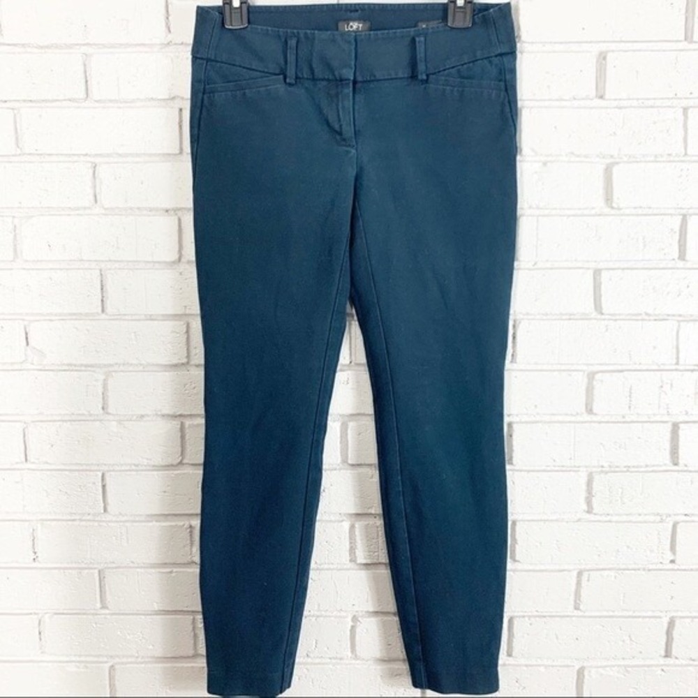Ann Taylor LOFT Marissa Ankle Pants Workwear Chic Preppy Petite Classic Size 00